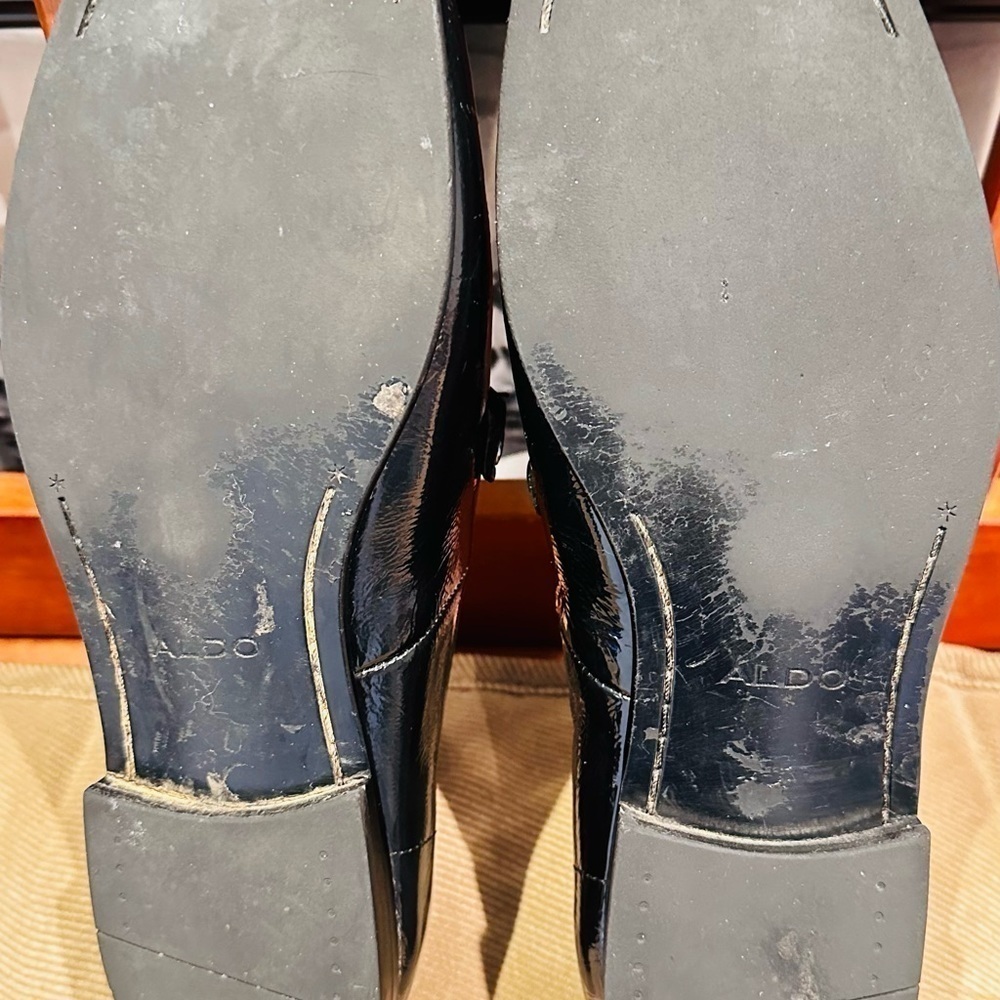 Aldo Tassel Patent Leather Loafers. - Picture 8 of 14